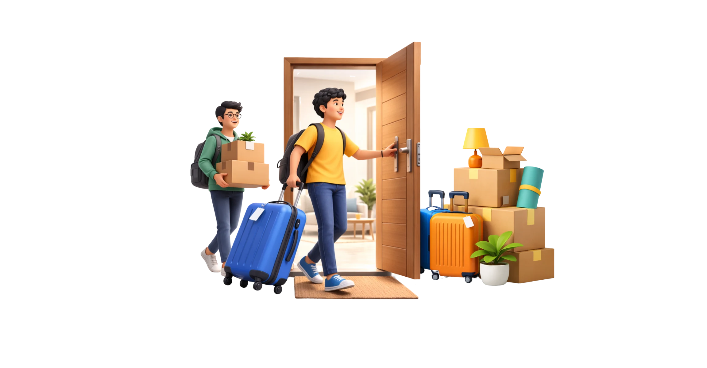 Move in with secured release