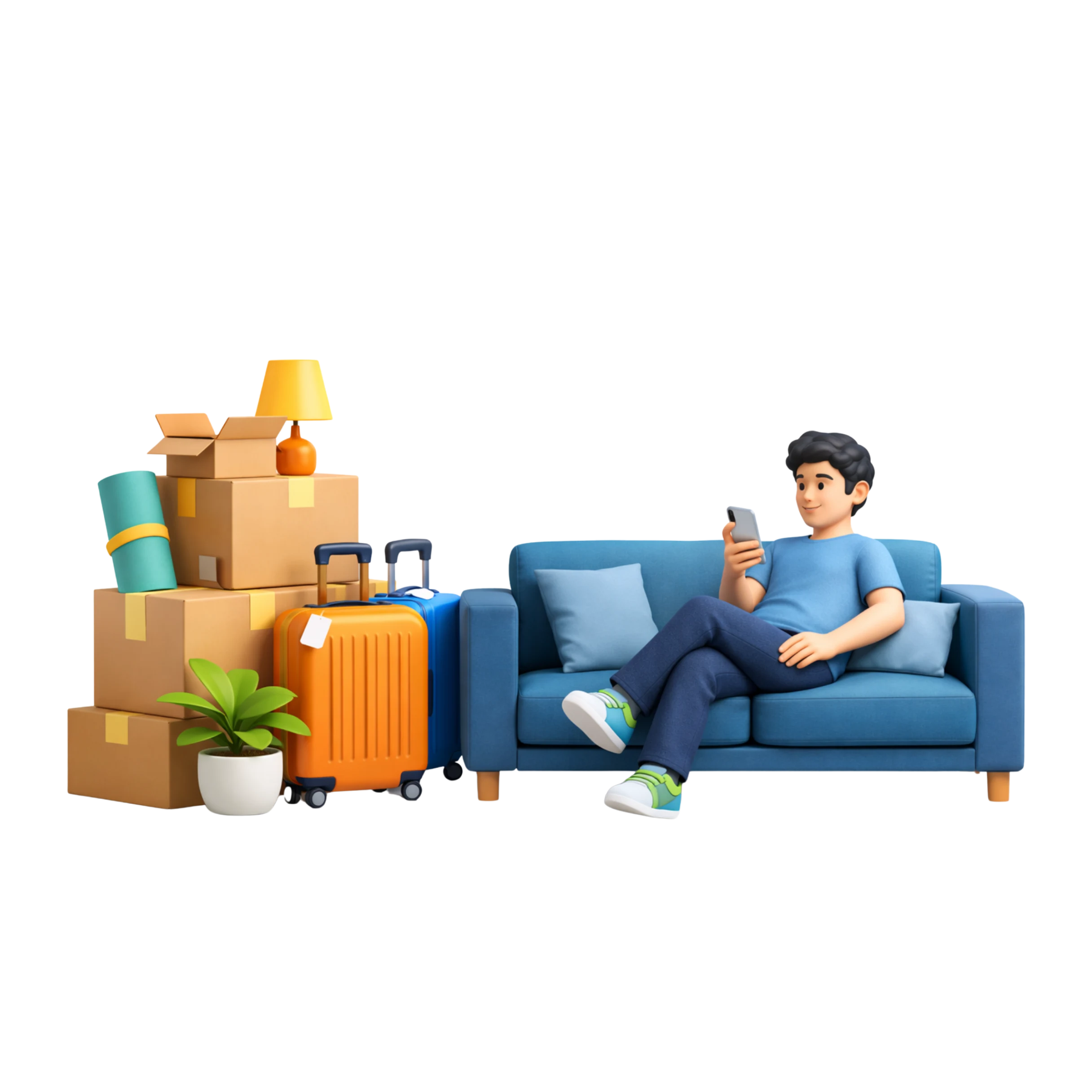 Move in and confirm